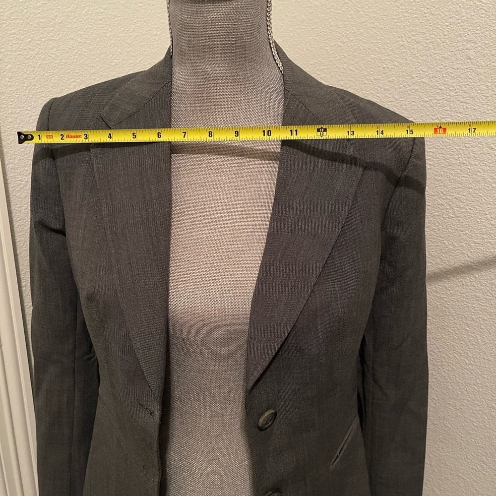 Vintage The Limited Grey “Perfect Travel” Suit Blazer - Sz 4 - Picture 8 of 9